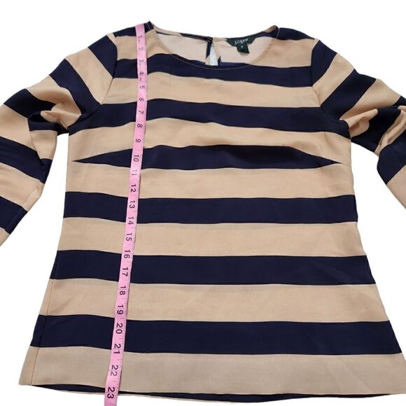 J.Crew Rayon Stripe Blouse - Picture 5 of 7